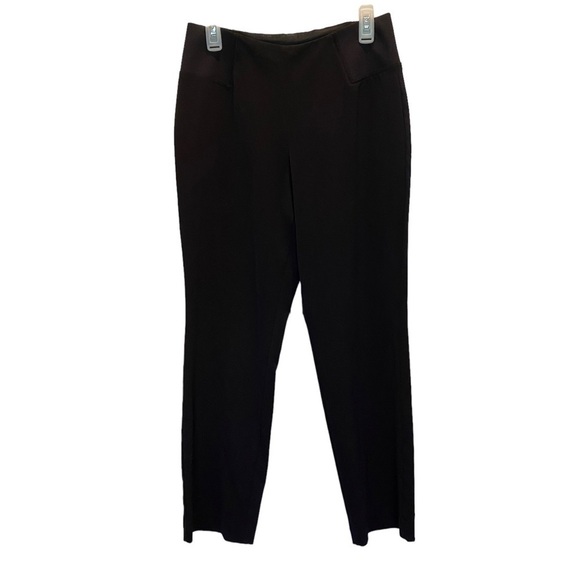 Kim Rogers women’s size 10 short pull-on pants Black comfort work office - Picture 2 of 5